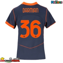 Camisa de Futebol Inter Milan Matteo Darmian #36 Equipamento Alternativo Mulheres 2025-26 Manga Curta
